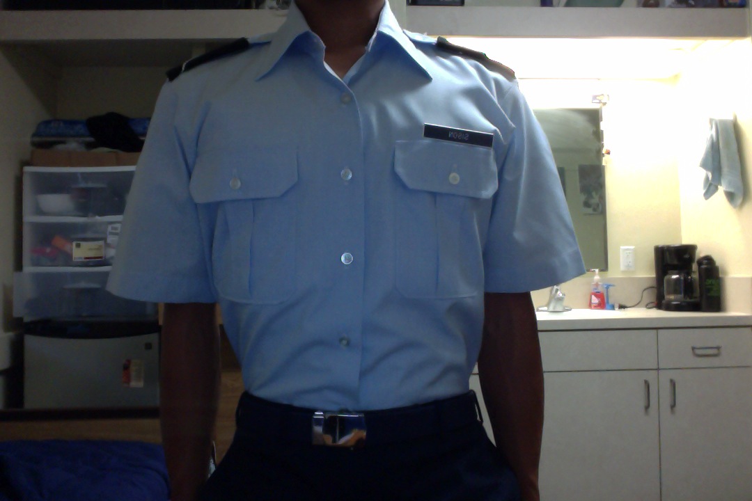 air force blues belt direction